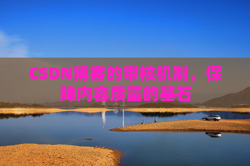 CSDN博客的审核机制，保障内容质量的基石